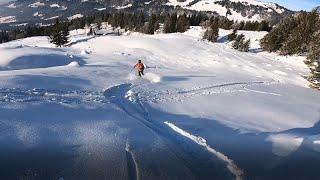 Skitouren Bregenzerwald: Koppachstein im Lecknertal - Sensationelle Bedingungen mit Pulverschnee