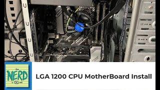 LGA 1200 CPU Install
