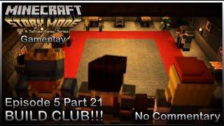 Minecraft Story Mode Season 1 Gameplay Episode 5 Part 21 BUILD CLUB!!! (No Commentary)