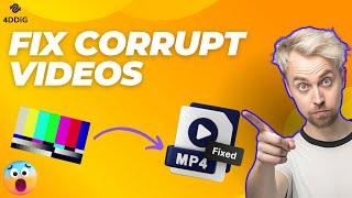 [2025] How to Fix Corrupted/Damaged Videos | MP4 Video File Repair