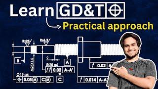 How to Make Drawing in GD&T Step By Step |  Geometrical dimensioning and tolerance tutorial