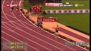 Юрий Борзаковский, Рекорд России-1.42.47. Брюссель 24.08.2001