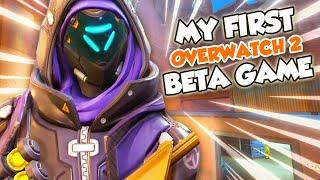 MY *FIRST* OVERWATCH 2 BETA GAME