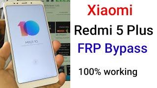 Xiaomi Redmi 5 Plus FRP Bypass 100% working without Pc