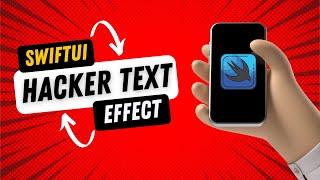 Hacker Text Effect - SwiftUI - iOS 16 & iOS 17