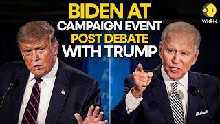 US: President Biden drops by a campaign event after debating Donald Trump | WION Originals