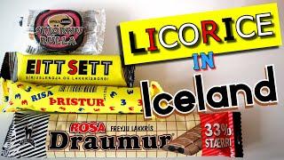 LICORICE TASTING IN ICELAND : Trying Popular Icelandic Candy - Junk Food Reviews
