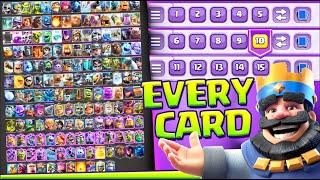 I Made a Deck with EVERY CARD In Clash Royale and Played it on the Ladder