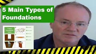 Learn What are the 5 Main Types of Foundations in the UK