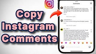 How to Copy Instagram Comments on iPhone