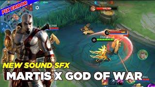 Script Sound Skill Martis X God of War new Sfx | FIX ERROR | Mobile legends