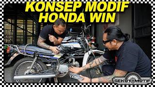 Honda Win 100 di Aruna Custom Project #SEKUTOMOTIF