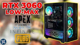 RTX 3060 i5-10400F LOW-MAX SETTINGS | Apex Legends, PUBG, Halo Infinite