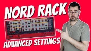 Nord Rack 2 Tutorial - Advanced Settings