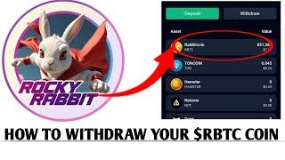 HOW TO WITHDRAW ROCKY RABBIT TO BITGET WALLET