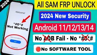 May 2024 Method:- All Samsung Frp Bypass ADB Enable Fail Android 13/14 | Google Account Remove No PC