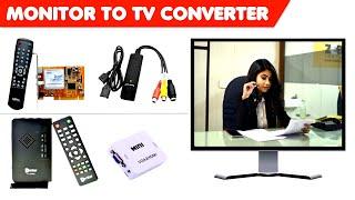 how to use monitor as tv in bangla(TV tuner card,USB TV,Capture Card,any cast)