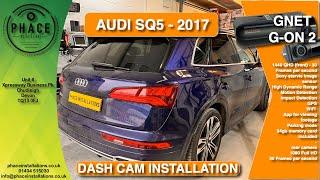 AUDI SQ5 2017 - GNET GON2 FRONT & REAR DASH CAM INSTALLATION