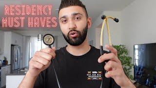 Residency MUST HAVES | Things you need before starting residency | An IM Resident’s Essentials