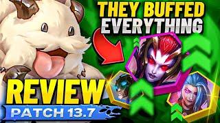 ONLY Buffs for Patch 13.7 | TFT Patch Review