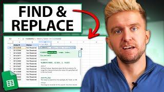 Find & Replace In Google Sheets