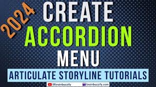 Create Accordion Menu in Articulate Storyline (2024)