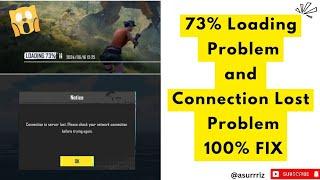 How to Fix 73% Loading Problem in BGMI | BGMI server connection lost | #bgmi #server