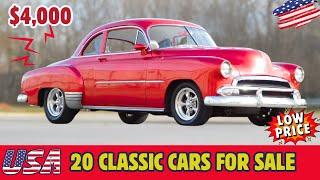 The Beauties Are Calling, 20 Classic Cars for Sale By Owner Under Budget