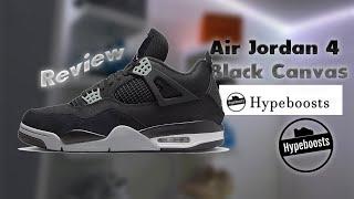Air Jordan 4 Black Canvas Review | Hypeboosts.ru | Replica Unboxing