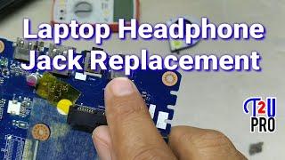 Laptop headphone jack replacement