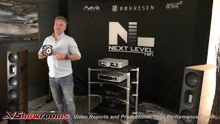 Borresen Acoustics Loudspeakers World Premere, Next Level HiFi, Aavik Acoustics, Ansuz Acoustics, RM