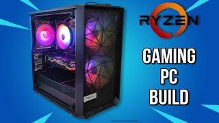 AMD Ryzen 5 4500 + rx 580 2048sp + ASRock A520M HDV Gaming pc build