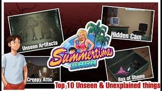 Top 10 Unseen & Unexplained things in Summertime Saga | StarSip Gamer |