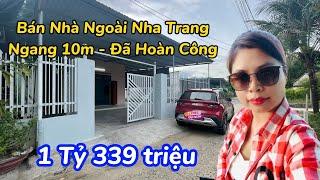 [ Đã Bán ] Bán Nhà Ven Nha Trang Ngang 10 Đã Hoàn Công Chỉ 1 Tỷ 339 Triệu