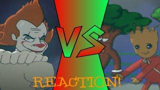 Pennywise vs Groot - Cartoon Beatbox Battles (SKeLeTrust Reactions #1)