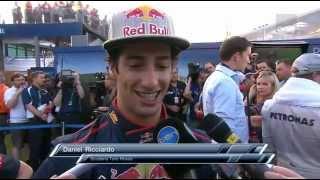 Daniel Ricciardo 2012 Australian F1 GP Post Race Interview