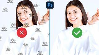 1min Tutorial  Remove Watermarks in Photohop