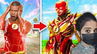 FRANKLIN Becomes a GOD FLASH - GTA5