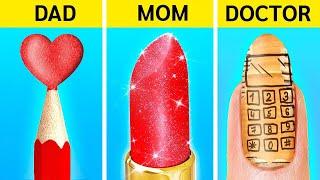 BEST PARENTING LIFE HACKS || Easy And Cool Art Hacks By 123 GO!GOLD