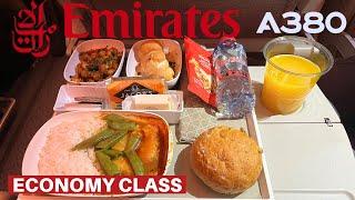 EMIRATES 615 PASSENGERS AIRBUS A380 (Economy) | Dubai - Bali | Flight Review