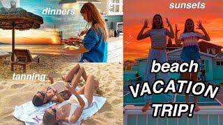 SPRING BREAK VACATION VLOG! tanning, beach days, roadtrip+ more! |K5 Sisters