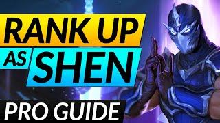 How to RANK UP FAST with SHEN - Full Guide on Laning, Matchups and Builds - LoL Top Guide