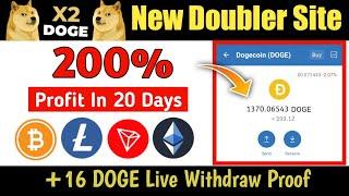 X2doge.Space Live Withdraw Proof | 200% Profit | Dogecoin mining Site | Pathan Crypto