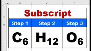 Apply Subscript (3 Shortcuts) #shortsfeed #shorts #video #education