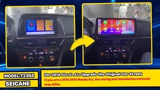 Install & Review: 12.3" Android 12.0 Radio GPS for Mazda 6 (2014-2016) - CarPlay, Bluetooth & More!