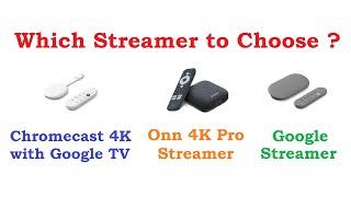 The best budget Google TV streaming device. Reviewing Onn 4K Pro 2024 & Chromecast 4K with Google TV