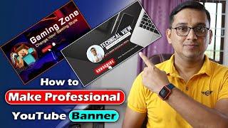 How to Make YouTube Banner Image in Mobile? YouTube Channel Art Tutorial | Free YouTube Banner |
