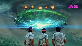 Super cops vs super villain shapath Space ship Destroy Air force