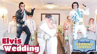 Drew & Marci's Elvis Wedding in Las Vegas | Graceland Chapel