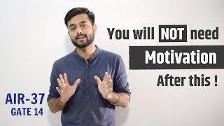 How to stay motivated for GATE - हिंदी में (with English Subtitles)